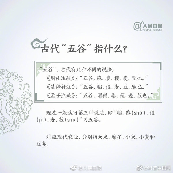 长知识！9图送给“五谷不分”的你