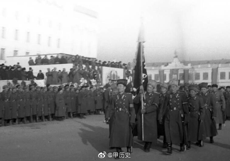 1952年,蒙古国人民军总司令乔巴山的葬礼