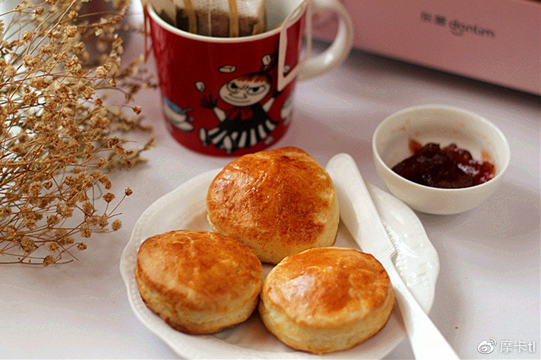 奶油司康Scone-东菱DL-3706日式小烤箱食谱