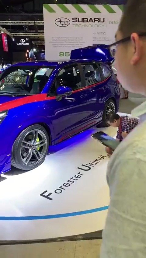 还记着前两天新加坡车展上的英文名全称为“Forester Ultimate Custom