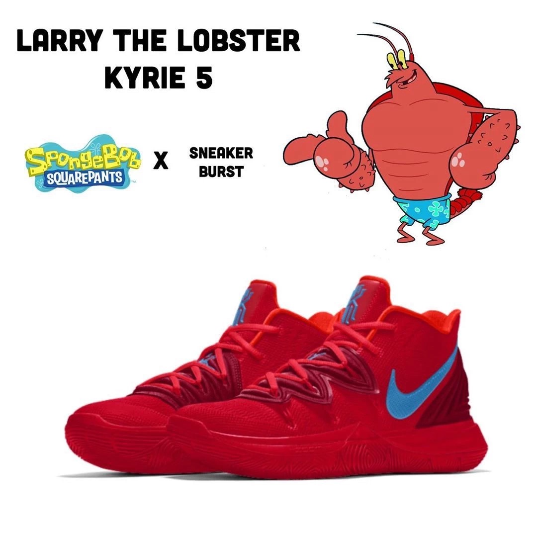 larry the lobster kyrie 5 cheap online