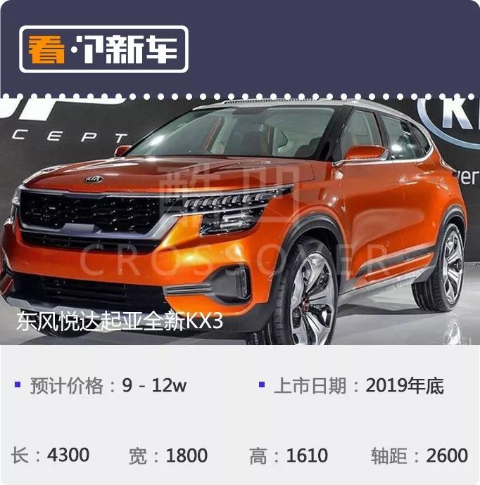 当下小型SUV日系和自主都很火 新起亚KX3有戏吗?