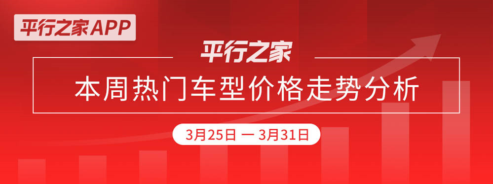 3月25日—3月31日平行进口车价格走势分析：全面降价