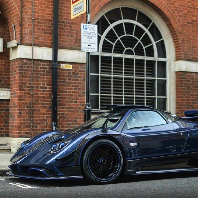 帕加尼Zonda（GUO），这大尾翼很霸气！深得我心