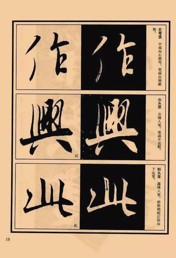 罕见的《兰亭序》教程,逐字解析,值得收藏!