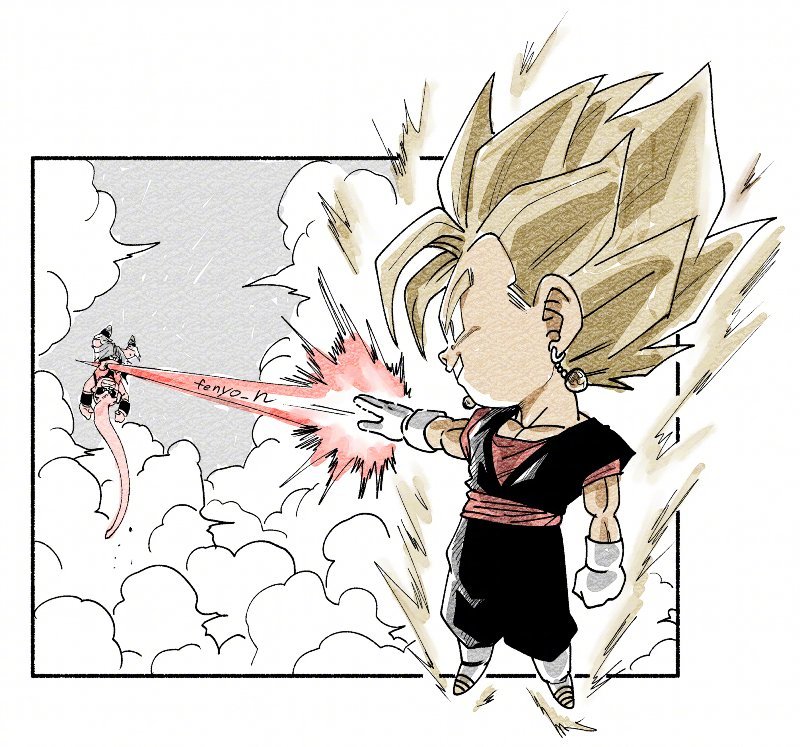 插画师Fenyon笔下的Q版龙珠，与你重温龙珠漫画中每个经典场景