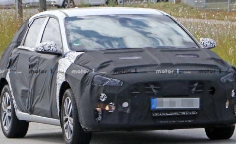 伊兰特GT PHEV版谍照曝光 最大功率可达141马力