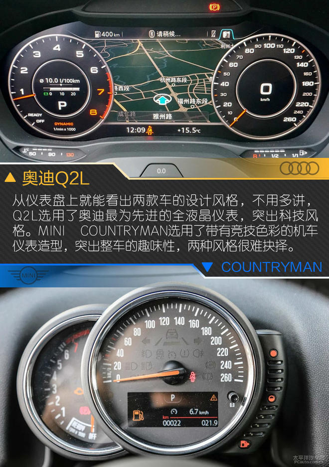 奥迪Q2L对比MINI COUNTRYMAN，谁才是你的菜？