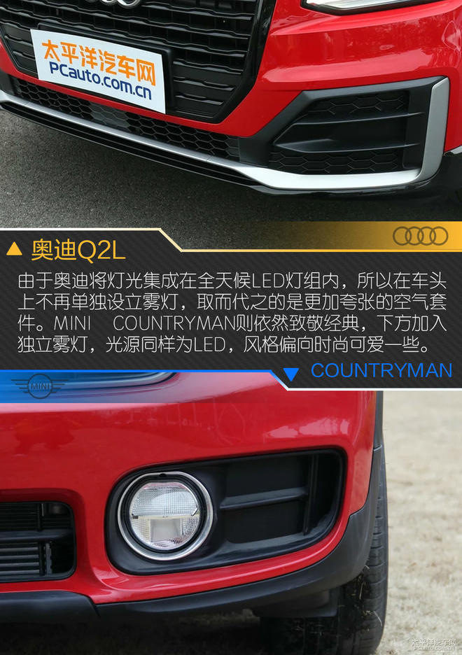 奥迪Q2L对比MINI COUNTRYMAN,谁才是你的菜?