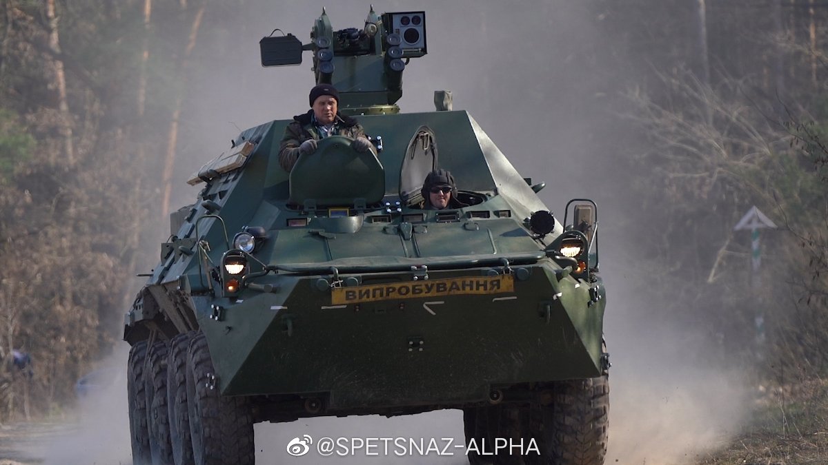2019年4月,乌克兰境内的媒体对外披露了btr-3ksh装甲车