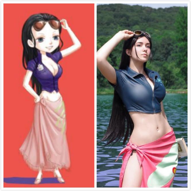 海贼王cosplay服装,龙珠cosplay 海贼王娜美女帝罗宾真香现场—让你过目不忘的海贼真人cos