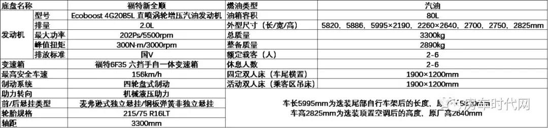 新全顺T型房车——既可优雅奢华，亦能温馨浪漫