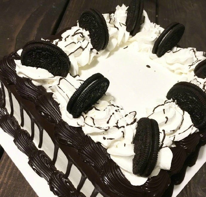 ice cream cake,dumb dumb oreo ice cream cake 奥利奥冰激凌蛋糕