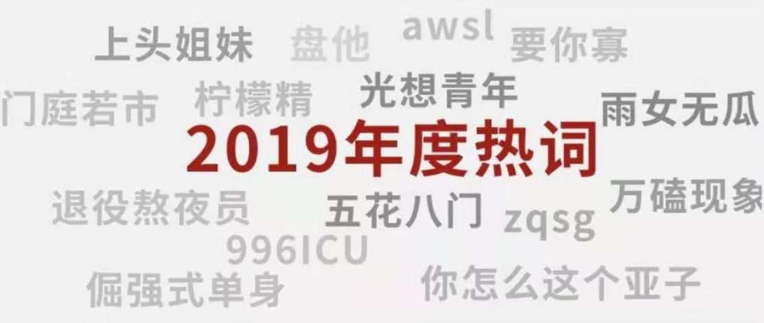 2019诞生了哪些网络热词，不懂你就OUT了