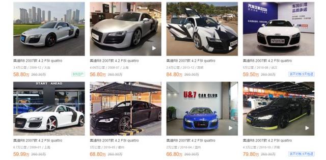 这台奥迪R8我卖66万,车况精品到全国仅此一台,不买就等着后悔