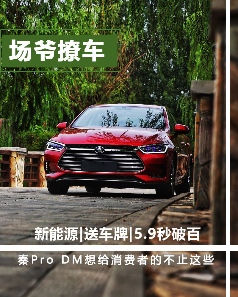 场爷撩车:5.9秒破百/送车牌,秦Pro DM想给消费者的不止这些