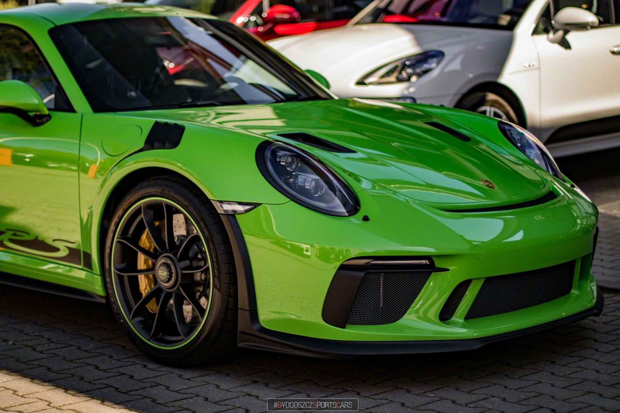 小清新配色的保时捷911gt3 rs