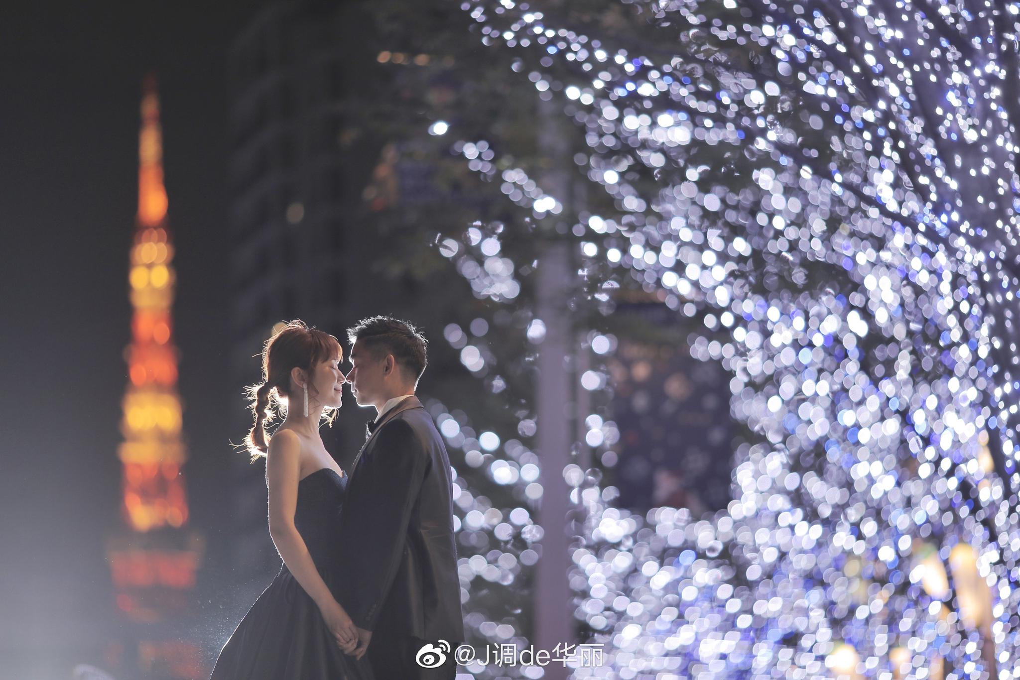 日本婚纱旅拍 东京夜景篇 六本木东京铁塔的夜景是我最喜欢的东京