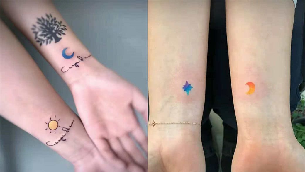 "梦幻系"彩色手腕纹身,每一款都充满少女心,纹身也能与众不同