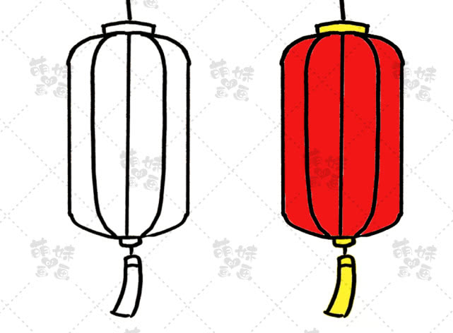 大红灯笼是春节最常见的装饰,每逢过年,大街小巷都挂满了