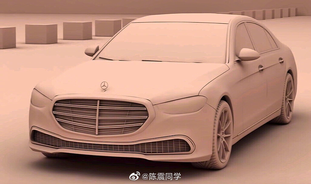 奔驰 下一代S级，又来了一些外观的渲染图～