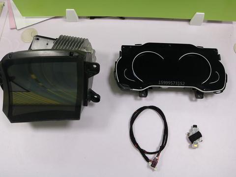 广州宝马新730宝马G12改装原厂抬头显示全液晶仪表