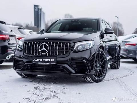 全黑显杀气梅赛德斯AMG GLC63 Coupe，也太好看了