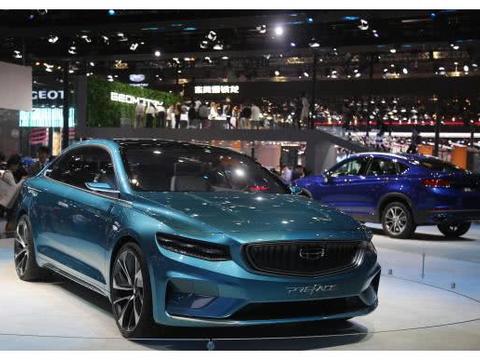 吉利CMA架构首款概念轿车PREFACE，上海国际车展实拍！