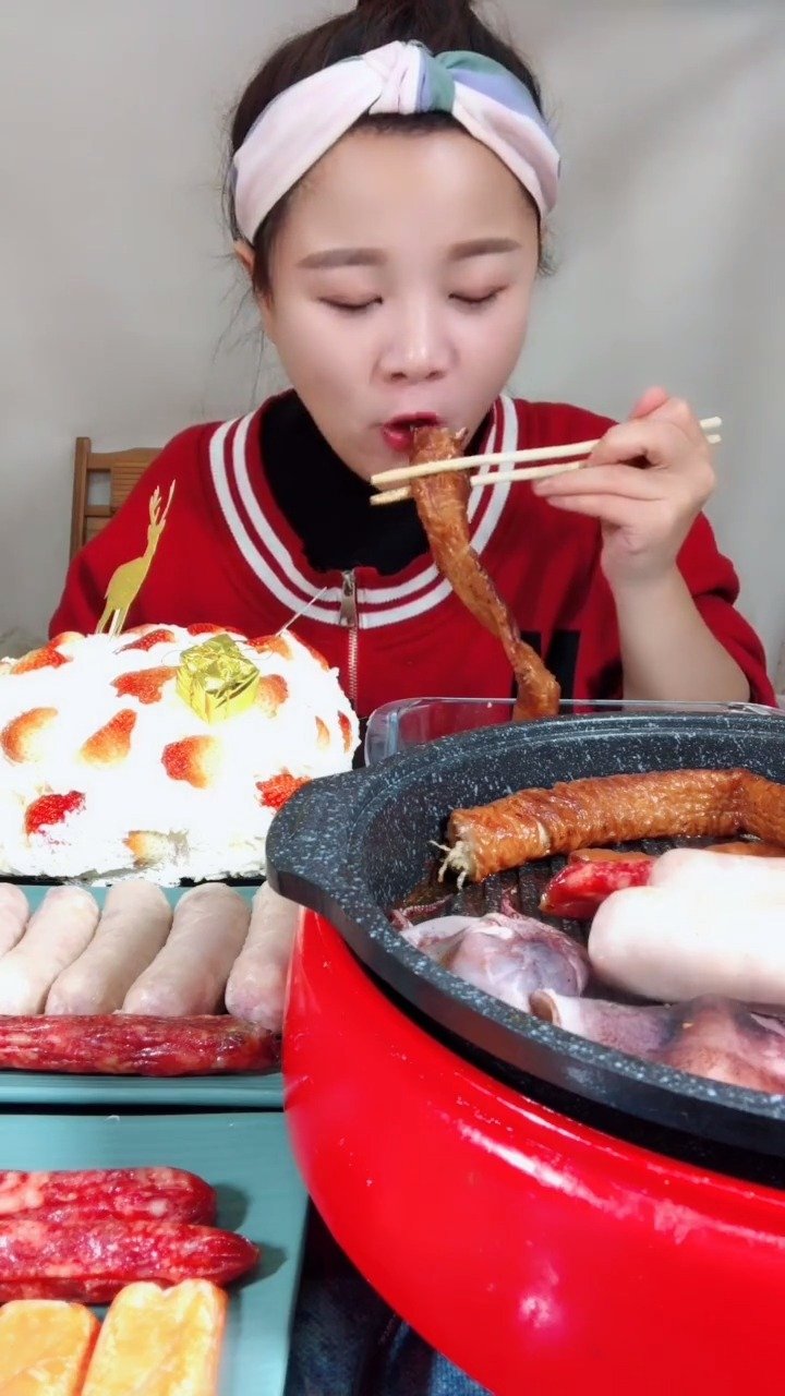 吃播 大胃馨子