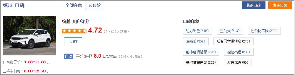 宝马本田持续发力,别克吉利不断加码,三缸车的未来前景可期?