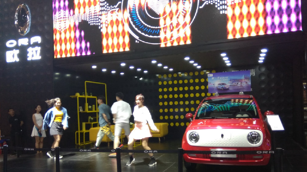 太原国际车展 欧拉展位你们看了么