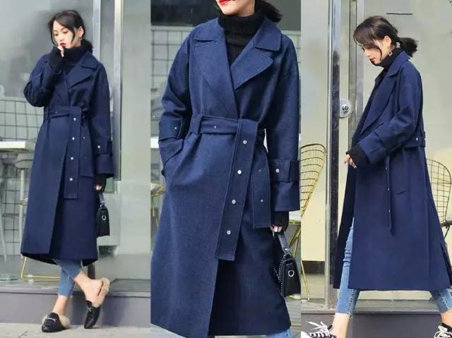 2019年新款的双面羊绒大衣,这5款谁穿都很美