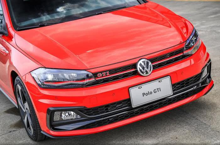 2019款大众POLO GTI现身,红色实车质感不输全
