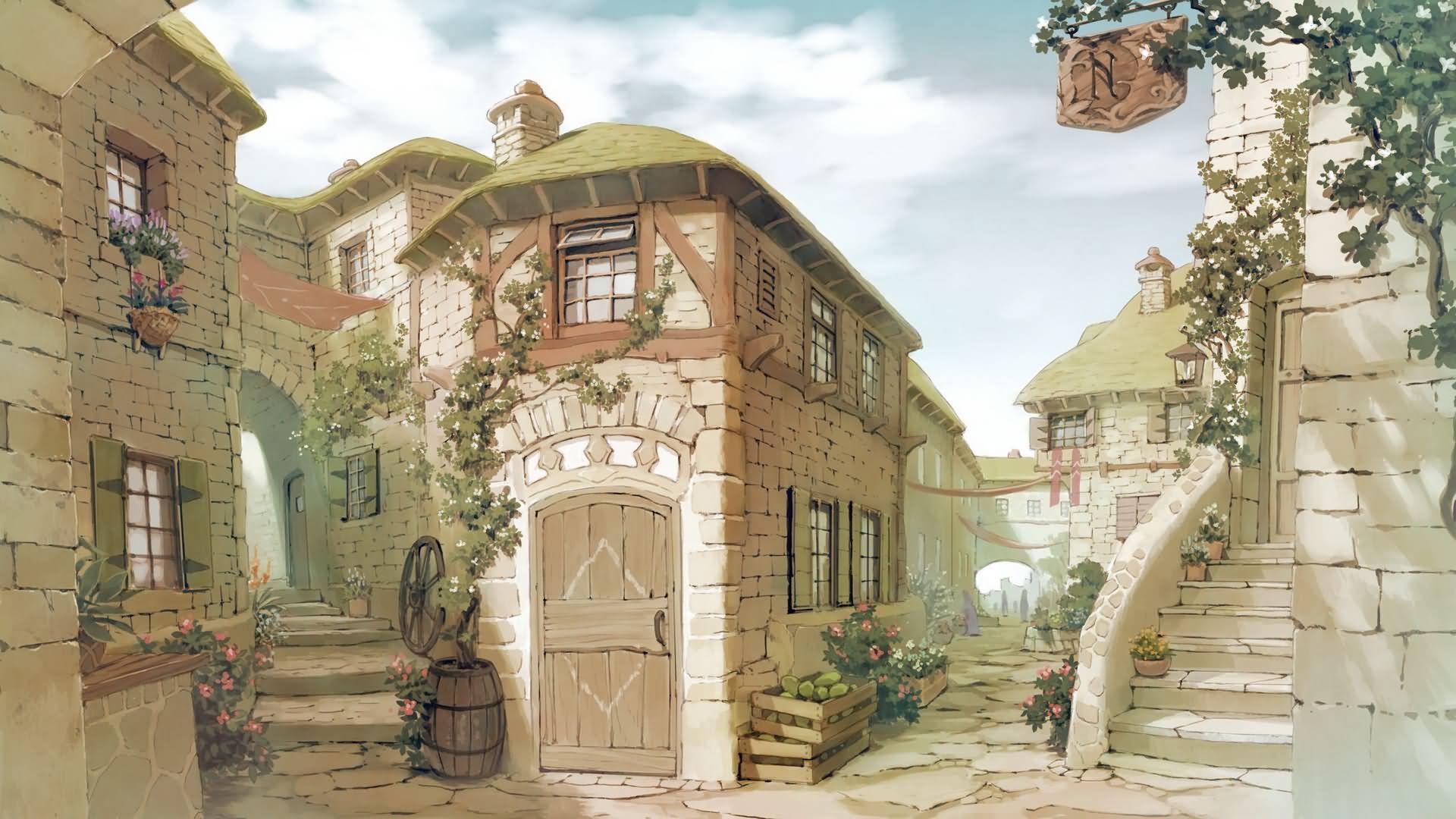 日系动漫风景场景参考2|日系|场景|动漫_新浪新闻