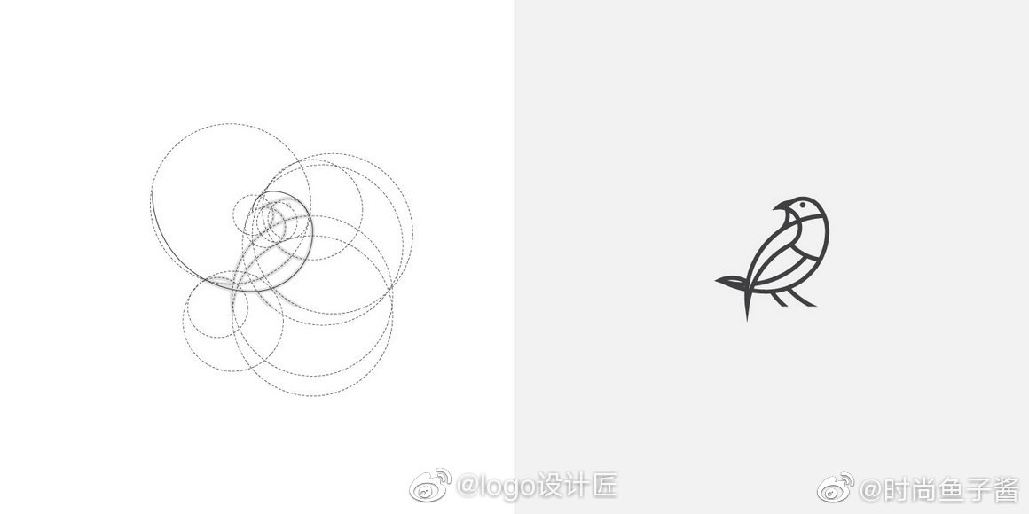 LOGO网格设计线辅助美学logo应用道路|辅助线勘察设计实例图片