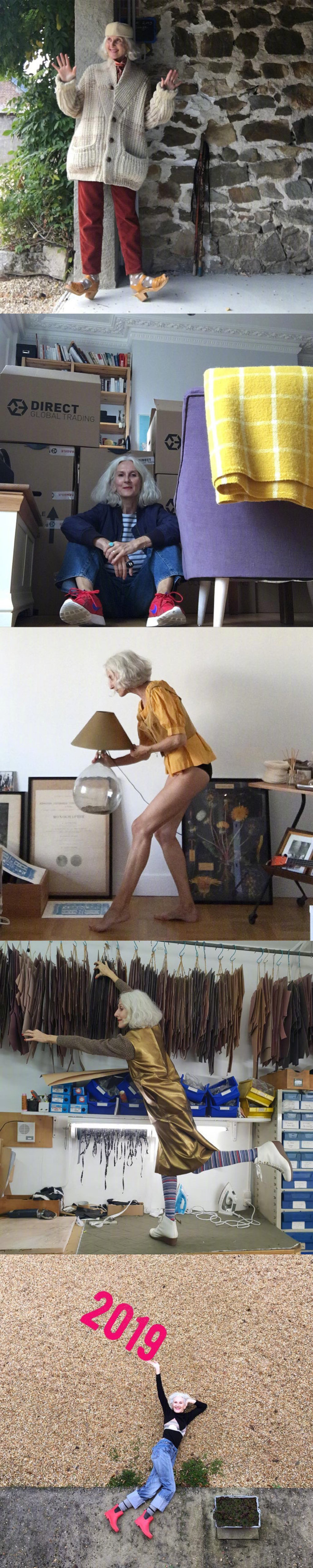 摩登奶奶Sylne简直就是活到老作到老的标杆，人不会作枉老年 ins