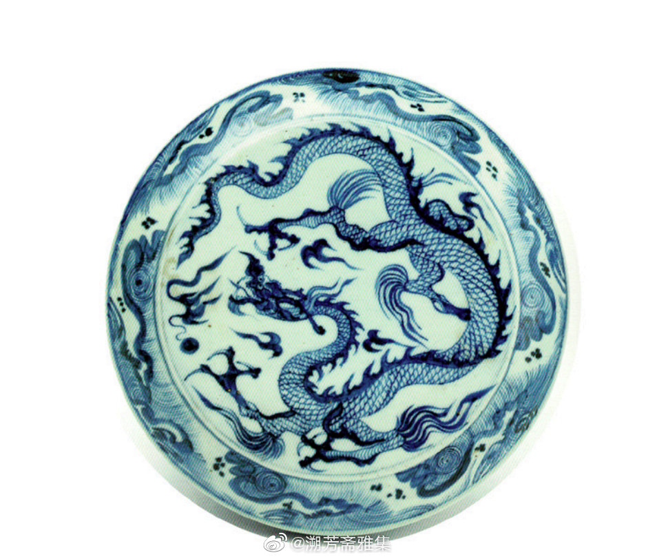 散布在世界各地的元代龙纹青花瓷1英国大维德中国艺术基金会藏