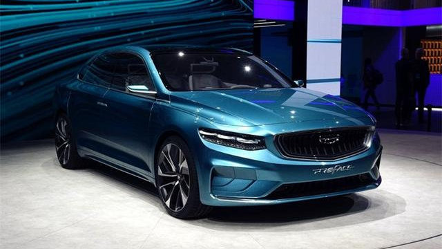 吉利再放大招，全新轿跑亮相，无框车门配全液晶座舱，比CC还好看