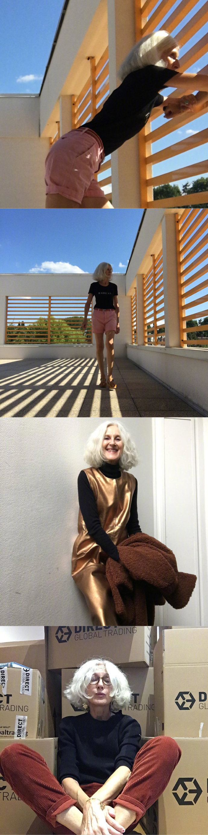 摩登奶奶Sylne简直就是活到老作到老的标杆，人不会作枉老年 ins