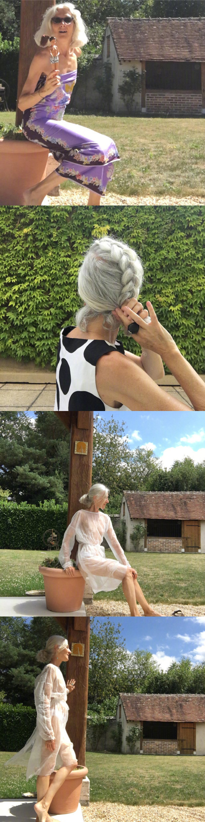 摩登奶奶Sylne简直就是活到老作到老的标杆，人不会作枉老年 ins