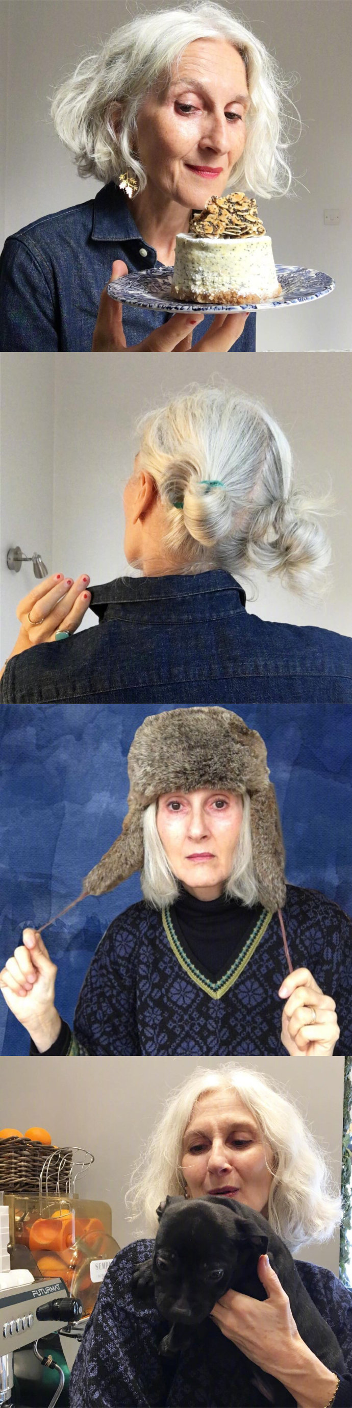 摩登奶奶Sylne简直就是活到老作到老的标杆，人不会作枉老年 ins