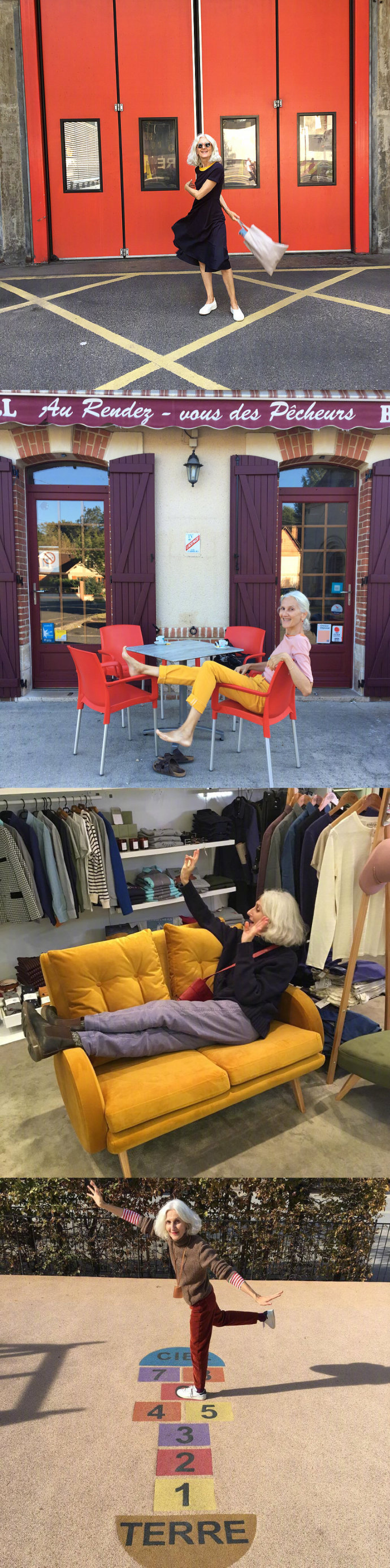 摩登奶奶Sylne简直就是活到老作到老的标杆，人不会作枉老年 ins