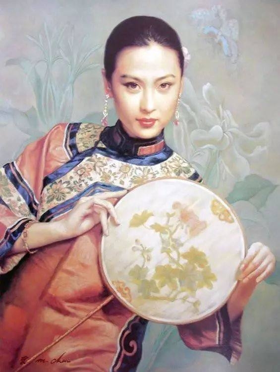 国画大师画老婆,油画大师画老婆,都比不上他画的老婆美