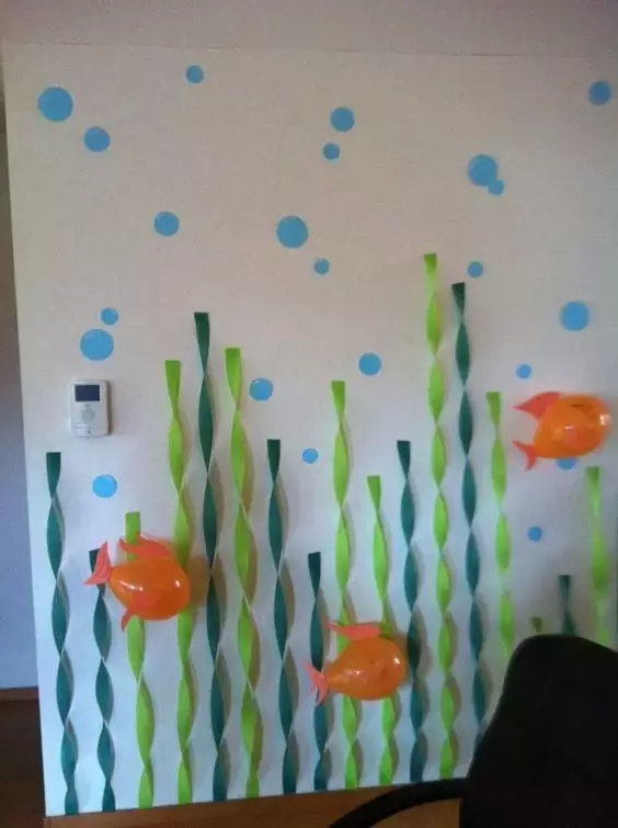 【环创】幼儿园海洋动物主题墙环境布置，太美了！