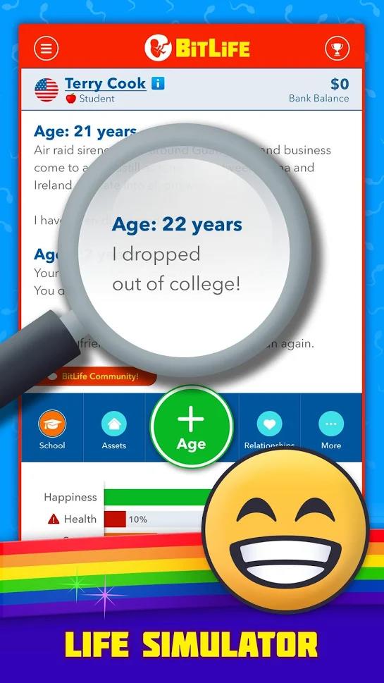 文字版的人生模拟器《BitLife》给你不一样的未知生活体验