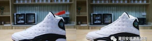 AJ13熊猫真假怎么区分，公司级版本AJ13熊猫真假对比图