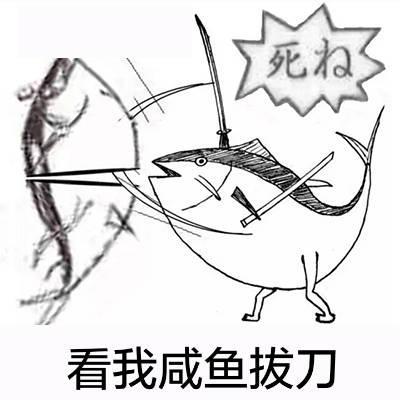 搞笑图片：咸鱼表情包大全