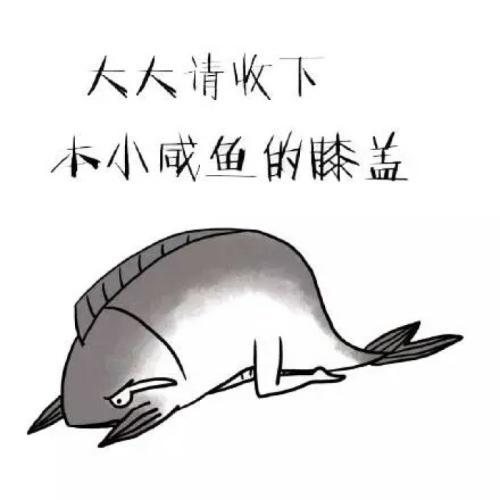 搞笑图片：咸鱼表情包大全
