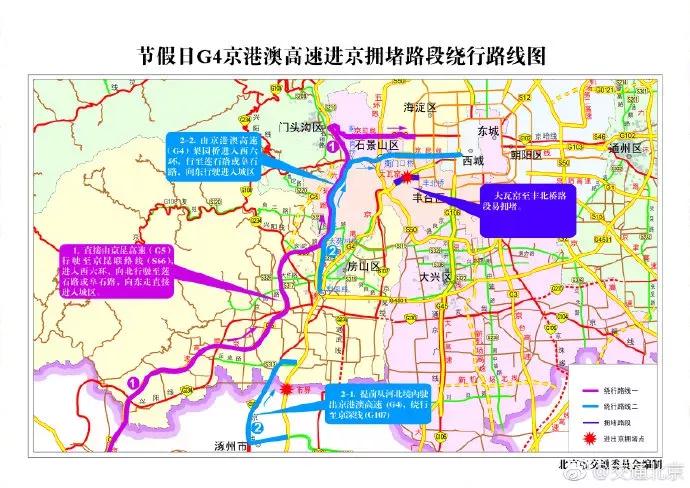 注意，北京这7条进京路段易拥堵！拥堵时间？如何绕行？