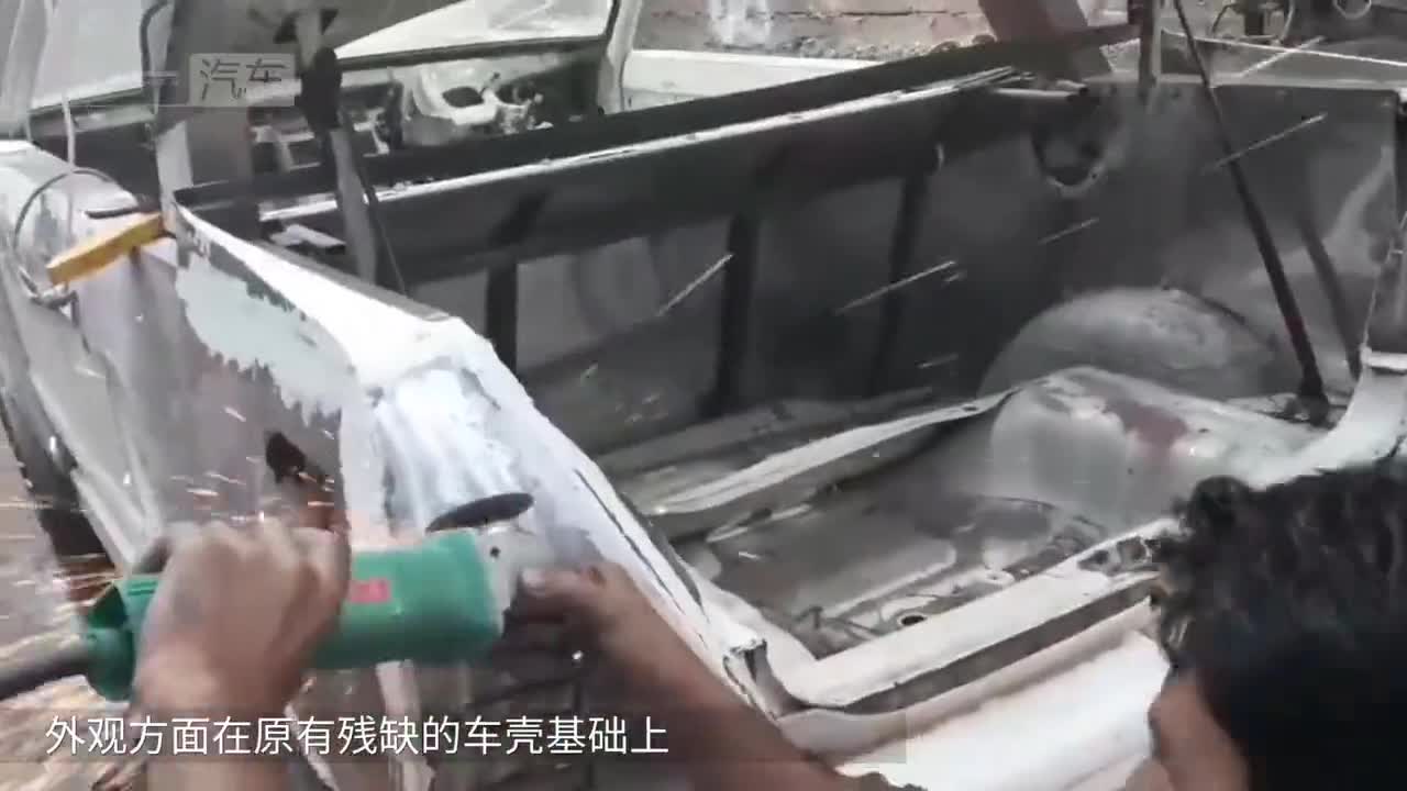 小破车瞬间变敞篷车？印度小哥开挂改装，我还以为奥迪出了新车！